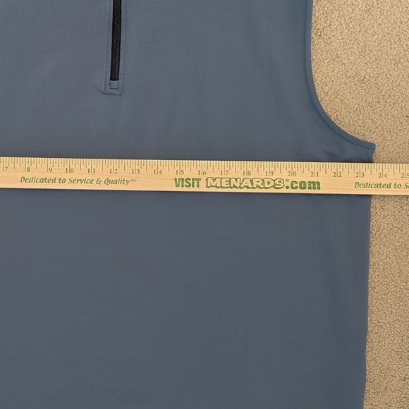 NWT Dunning Golf Men's Player Jersey Performance Quarter Zip Vest Sz XL - Picture 10 of 11